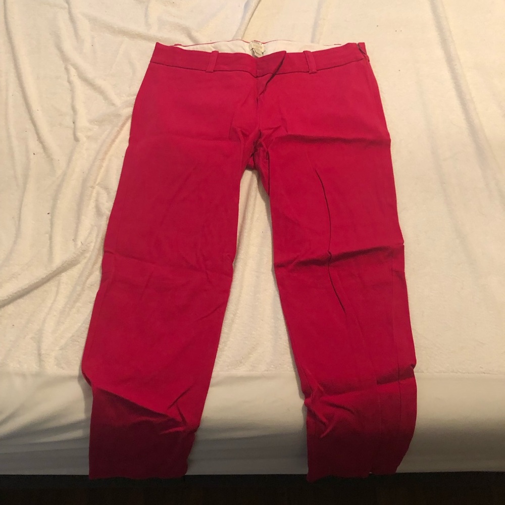 Pink work pants